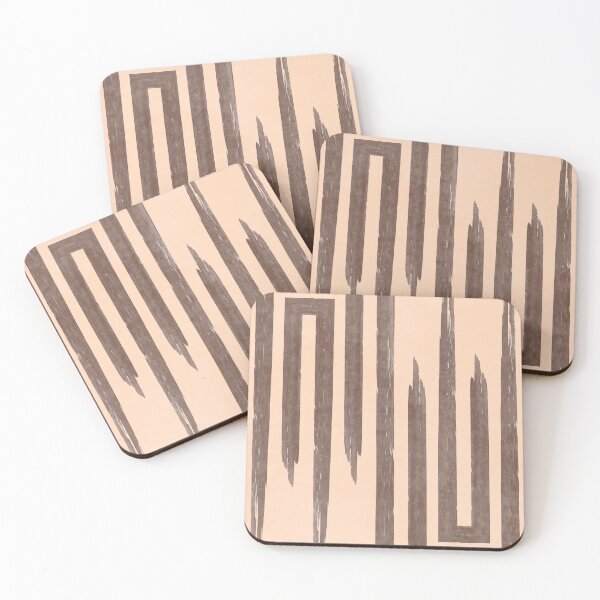 Item preview, Crest and Trough - Modern, Minimal, Contemporary Abstract Art - Brown designed and sold by Studio Grafiikka.