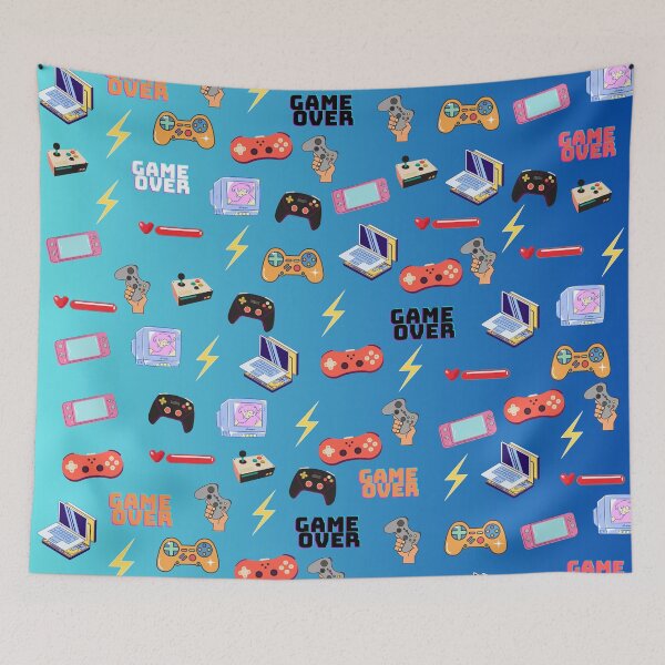 Item preview, Video games gaming lovers pattern designed and sold by DigitalPixelize.