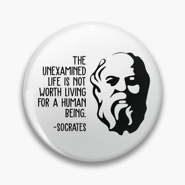 Item preview, Socrates Wisdom Quotes - Unexamined Life designed and sold by CMTees.