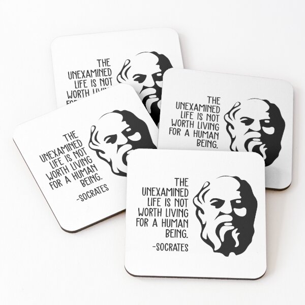 Item preview, Socrates Wisdom Quotes - Unexamined Life designed and sold by CMTees.
