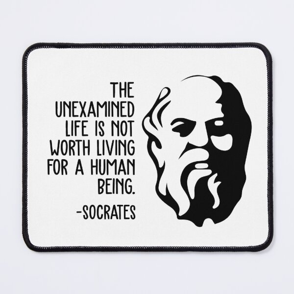 Item preview, Socrates Wisdom Quotes - Unexamined Life designed and sold by CMTees.