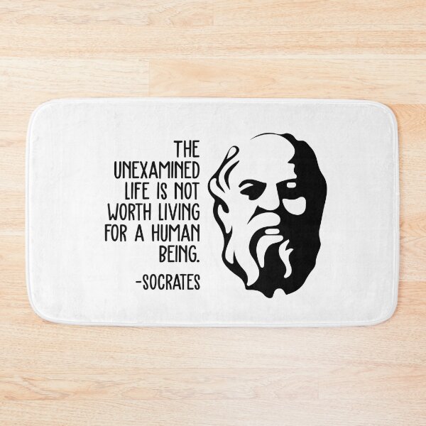 Item preview, Socrates Wisdom Quotes - Unexamined Life designed and sold by CMTees.