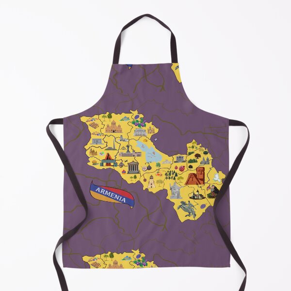 Item preview, Map of Armenia Illustration designed and sold by MangLucie.