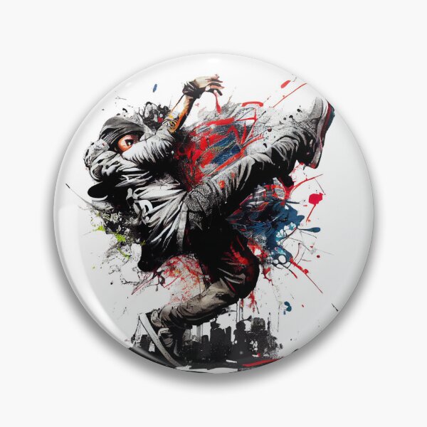 Item preview, Dynamic Dance Art Graffiti designed and sold by BubbleSpy.