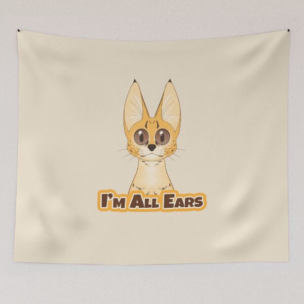 Item preview, Serval is All Ears designed and sold by imaginativeink.