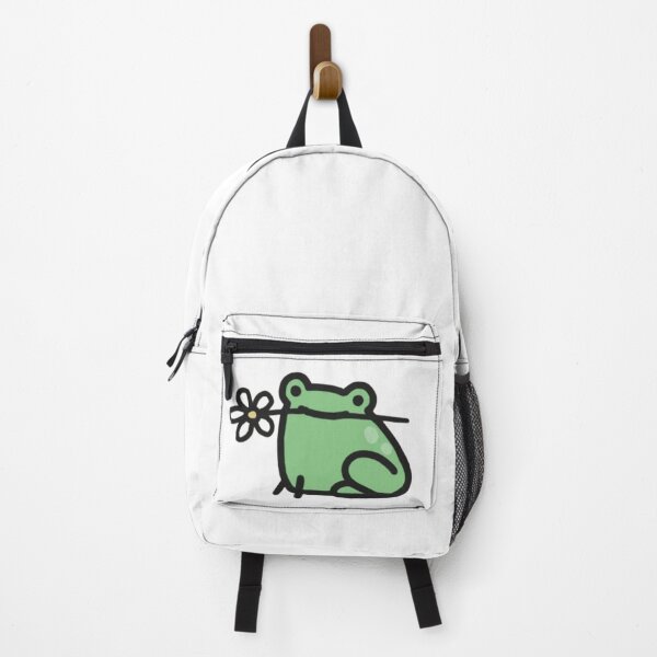 Item preview, Cute frog holding a flower designed and sold by BrontesWhimsyStore.