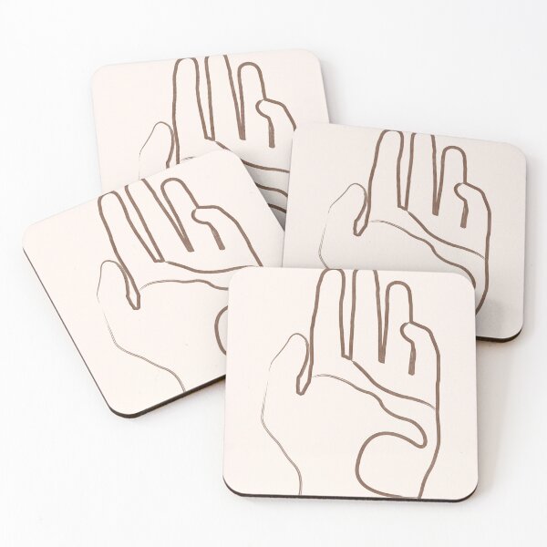 Item preview, Destiny is in your hands - Minimal Line Art - Brown designed and sold by Studio Grafiikka.
