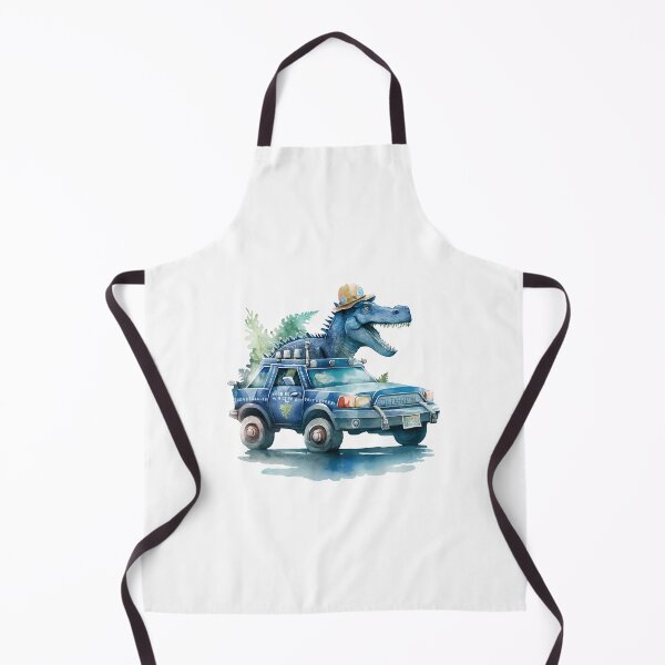Item preview, Watercolor Dinosaur Car Ride designed and sold by DannasART.