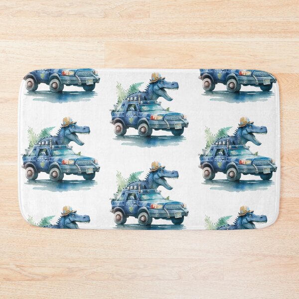Item preview, Watercolor Dinosaur Car Ride designed and sold by DannasART.