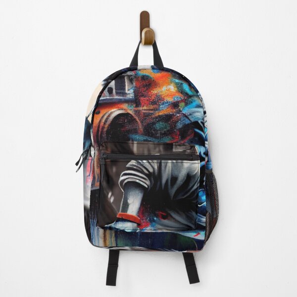Item preview, Colorful Graffiti Dance Art - Expressive Urban Movement designed and sold by BubbleSpy.