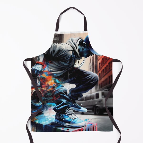 Item preview, Colorful Graffiti Dance Art - Expressive Urban Movement designed and sold by BubbleSpy.