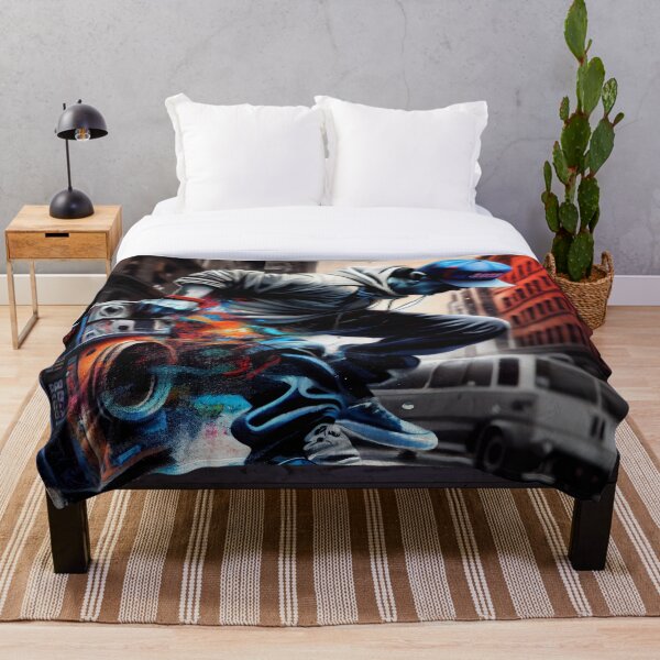 Item preview, Colorful Graffiti Dance Art - Expressive Urban Movement designed and sold by BubbleSpy.