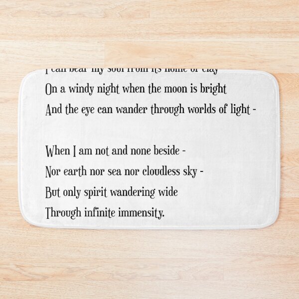 Item preview, I'm happiest when most away - Emily Bronte Poem - Literature - Typography Print designed and sold by Studio Grafiikka.