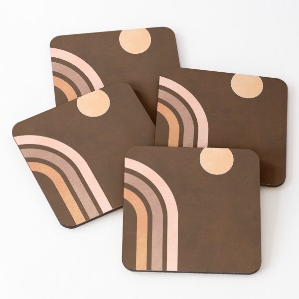 Item preview, Mid Century Modern Print 09 - Minimal Geometric Arch - Stylish, Abstract, Contemporary - Brown designed and sold by Studio Grafiikka.