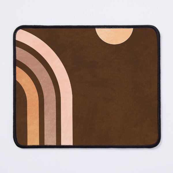 Item preview, Mid Century Modern Print 09 - Minimal Geometric Arch - Stylish, Abstract, Contemporary - Brown designed and sold by Studio Grafiikka.