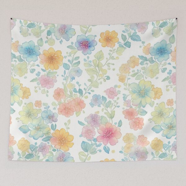 Item preview, Exquisite blooms dance on canvas, a symphony of vibrant beauty. designed and sold by mefirefire.