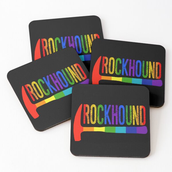 Item preview, Rainbow Rockhounding Rock Pick Geology Rockhound Hammer designed and sold by Laura Rucker - Cackling Chick.