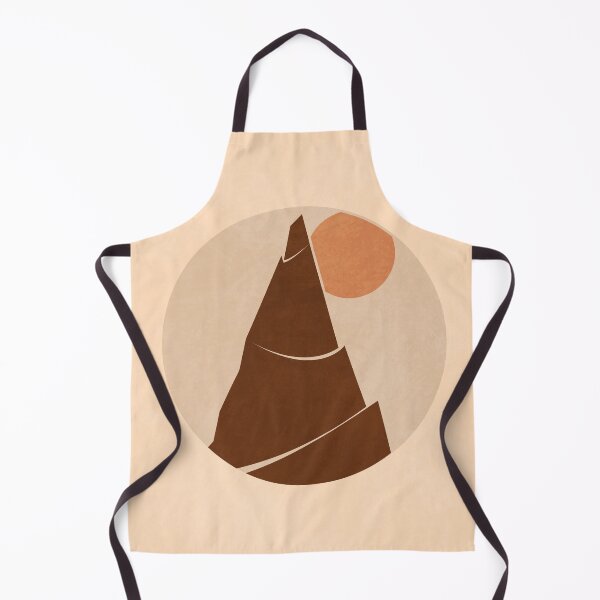Item preview, Mountain Peak Minimal - Scandinavian Print - Brown designed and sold by Studio Grafiikka.