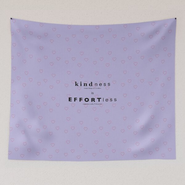 Item preview, Kindness is Effortless (purple) designed and sold by STUFFbyMJS.