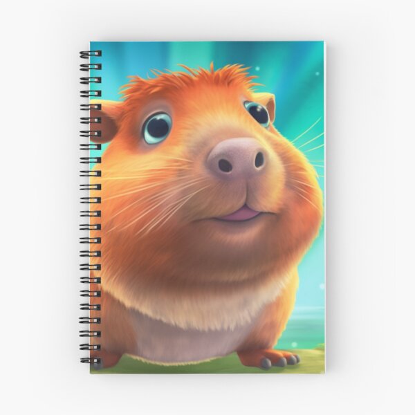 Item preview,  Capybara animated landscape beautiful digital art designed and sold by DigitalPixelize.