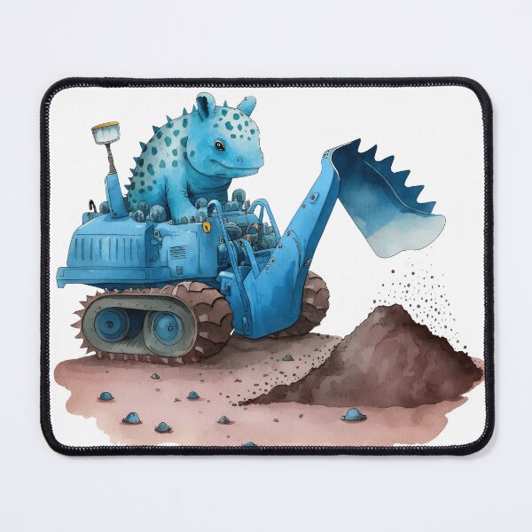 Item preview, Watercolor Excavator Dinosaur designed and sold by DannasART.