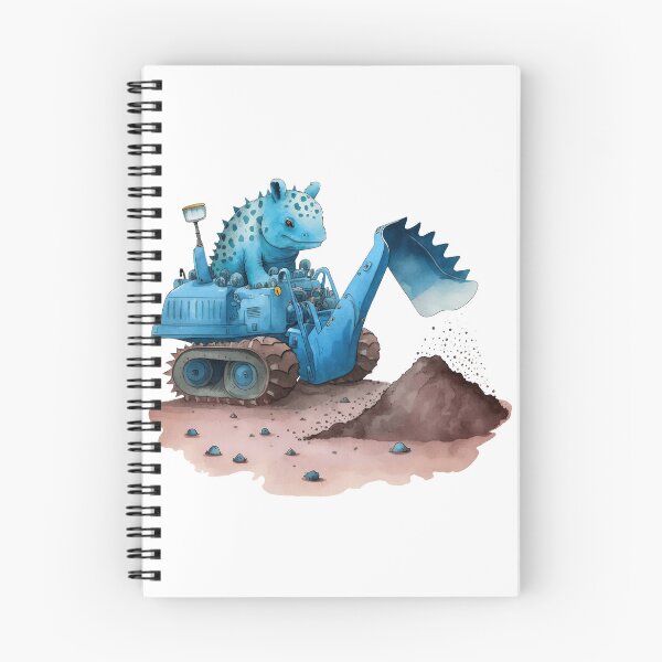 Item preview, Watercolor Excavator Dinosaur designed and sold by DannasART.