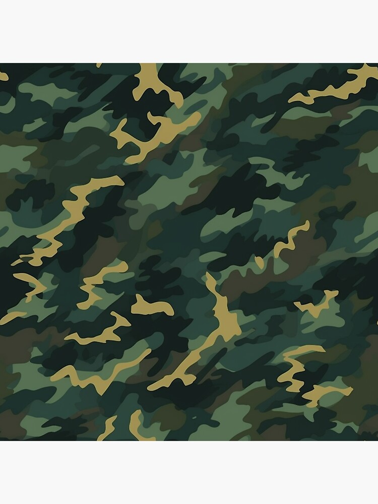 Sticker Seamless camouflage print 