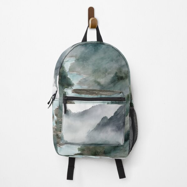 Item preview, Foggy Mountain Landscape 4 - Pintura china designed and sold by joejiing.