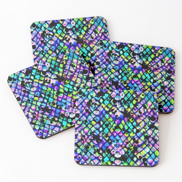 Item preview, Abstract Colorful Snake Skin Pattern designed and sold by calibrit.