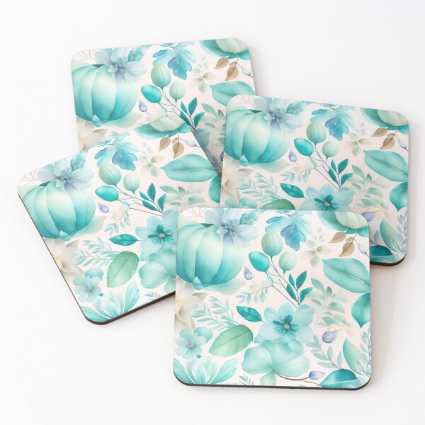 Item preview, Turquoise Dream of Flowers  designed and sold by HeartShapeLove.