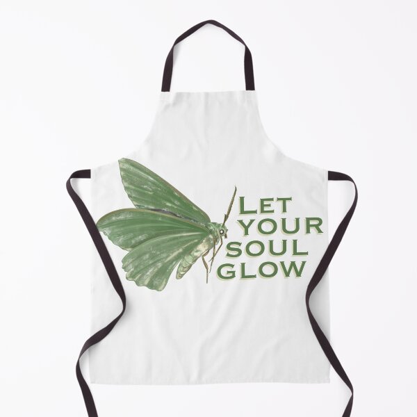 Item preview, Green Aesthetic Moth Let Your Soul Glow designed and sold by luvrest.