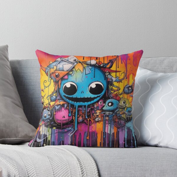 Item preview, Colorful Graffiti Mini Monster - Street Art Design designed and sold by BubbleSpy.