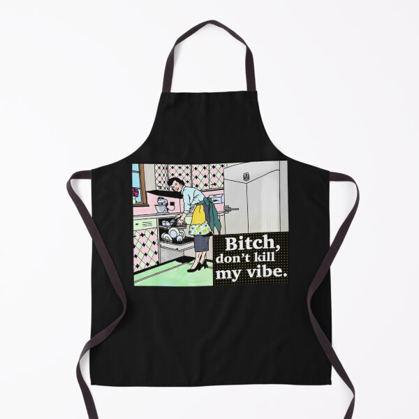 Beware Crazy Cleaning Lady Chefs Apron Mum Mothers Day Girlfriend Funny  Cooking