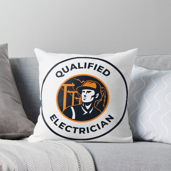 Item preview, Qualified Electrician Circular Design 2 designed and sold by Harsh  Katariya.