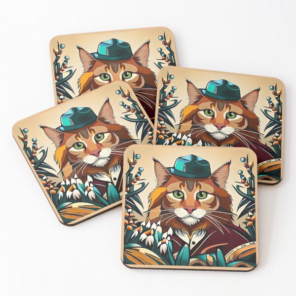 Item preview, detective cat designed and sold by YUMMY PENCIL.