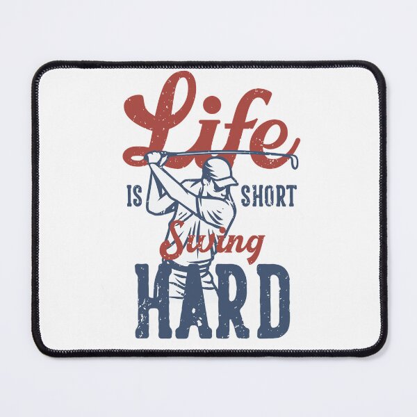 Item preview, Life is Short, Swing Hard - Golf    designed and sold by lilthreadzstore.