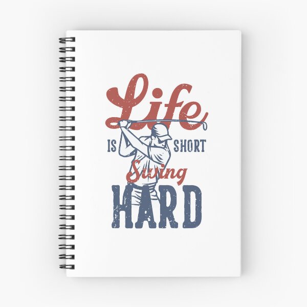 Item preview, Life is Short, Swing Hard - Golf    designed and sold by lilthreadzstore.
