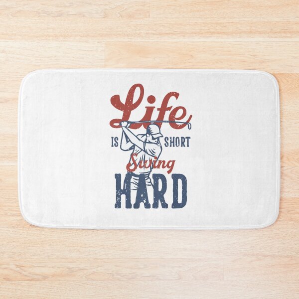 Item preview, Life is Short, Swing Hard - Golf    designed and sold by lilthreadzstore.