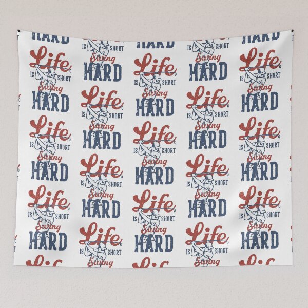 Item preview, Life is Short, Swing Hard - Golf    designed and sold by lilthreadzstore.