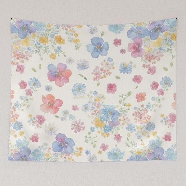 Item preview, Exquisite blooms dance on canvas, a symphony of vibrant beauty patterns. designed and sold by mefirefire.