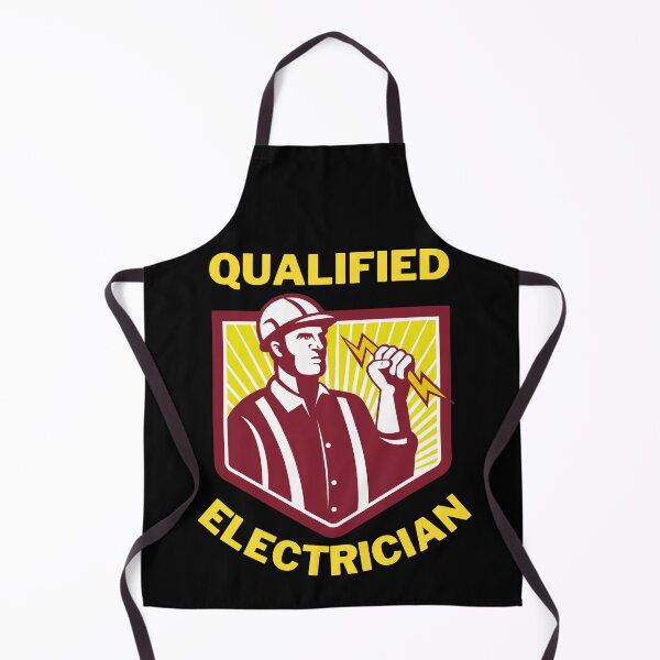 Item preview, Qualified Electrician Text Design 3 designed and sold by Harsh  Katariya.