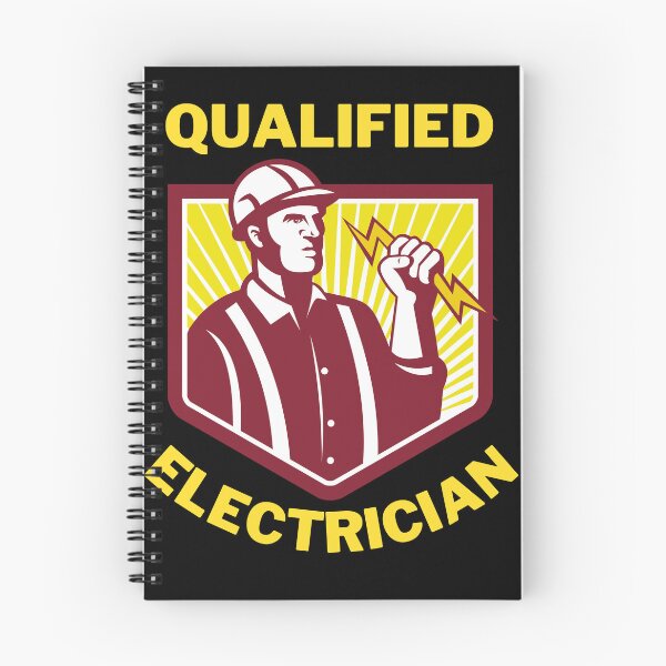 Item preview, Qualified Electrician Text Design 3 designed and sold by Harsh  Katariya.