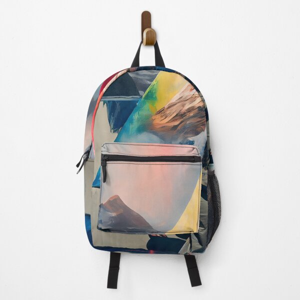 Item preview, 'Painting Pyramids' Psychedelic Abstract Artist working on a Masterpiece designed and sold by ga-arts.