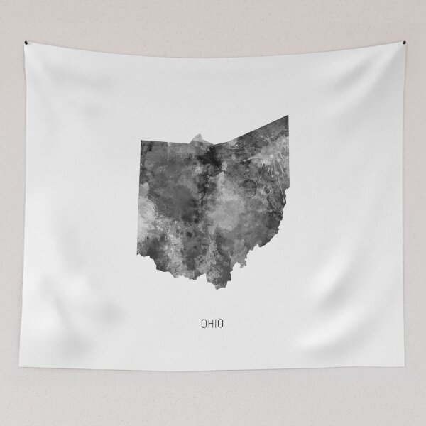 Item preview, Ohio Watercolor Map designed and sold by ArtPrints.