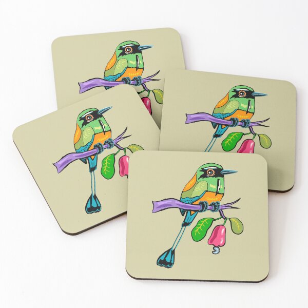 Item preview, A very beautiful colorful torogoz bird designed and sold by paisajetropical.