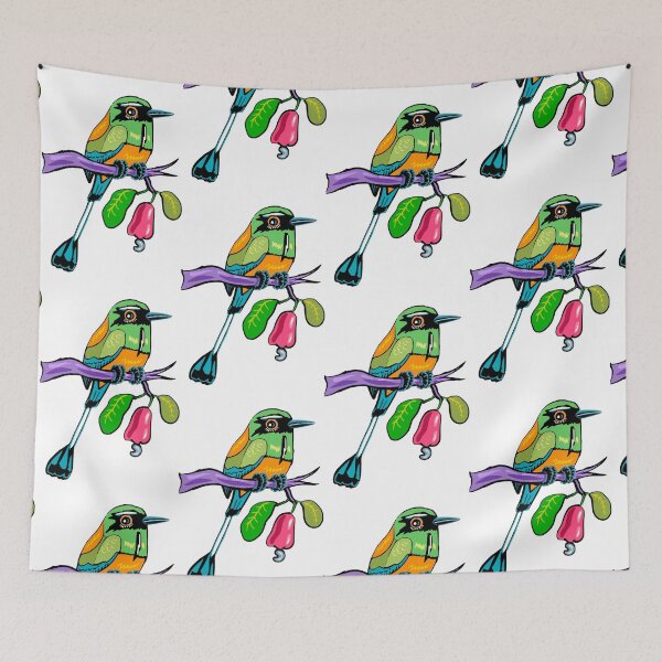 Item preview, A very beautiful colorful torogoz bird designed and sold by paisajetropical.