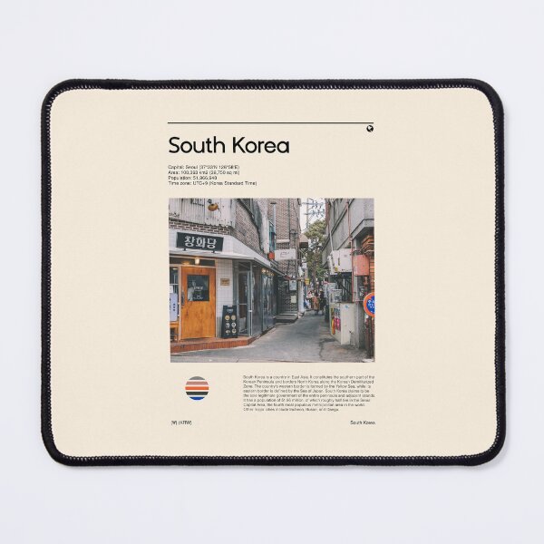 Item preview, South Korea (Travel poster) designed and sold by RabbitK.
