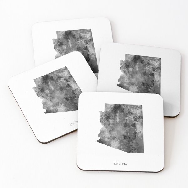 Item preview, Arizona Watercolor Map designed and sold by ArtPrints.