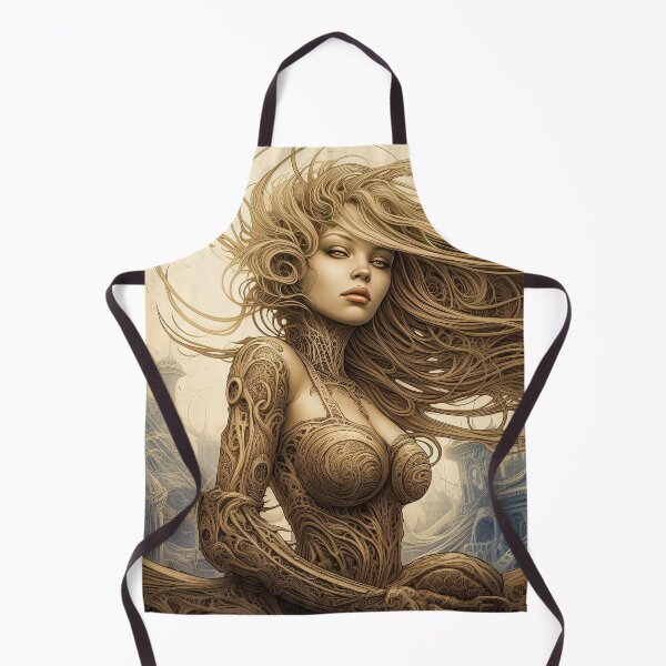 Item preview, the goldan beauty 2-bold styles-dreamy mood-madness-abstract-detailed-epic-painterly designed and sold by Hermossa-Art.