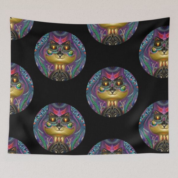 Item preview, Trippy Cats designed and sold by Bloomin'  Arty Families.